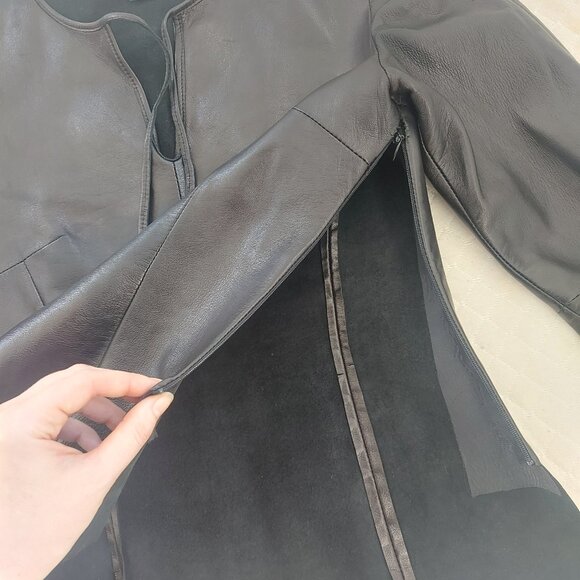 Danier leather two piece skirt suit - Picture 6 of 10